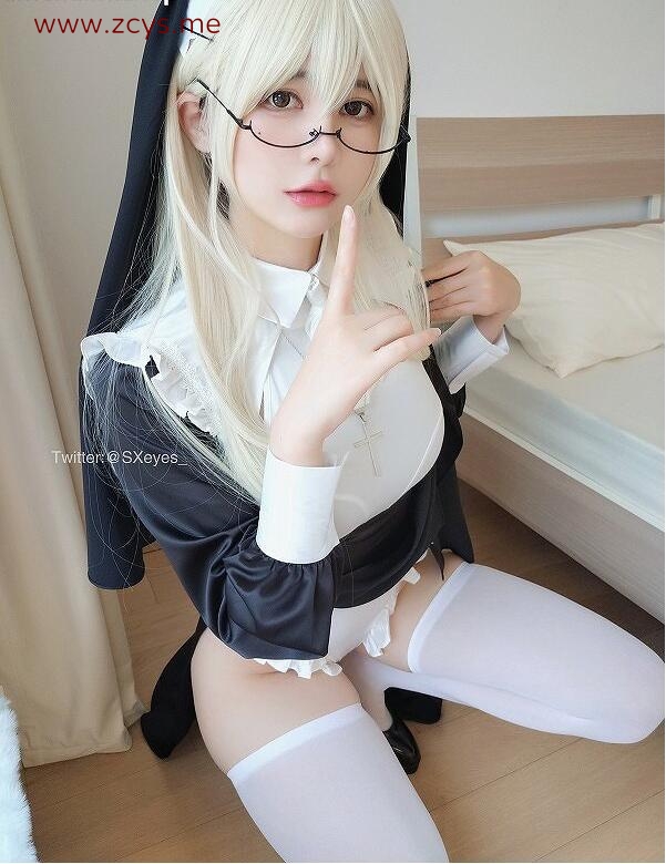 【Cos/写真】NO.67 眼酱大魔王w – 修女シスタ [34P2V-156MB]