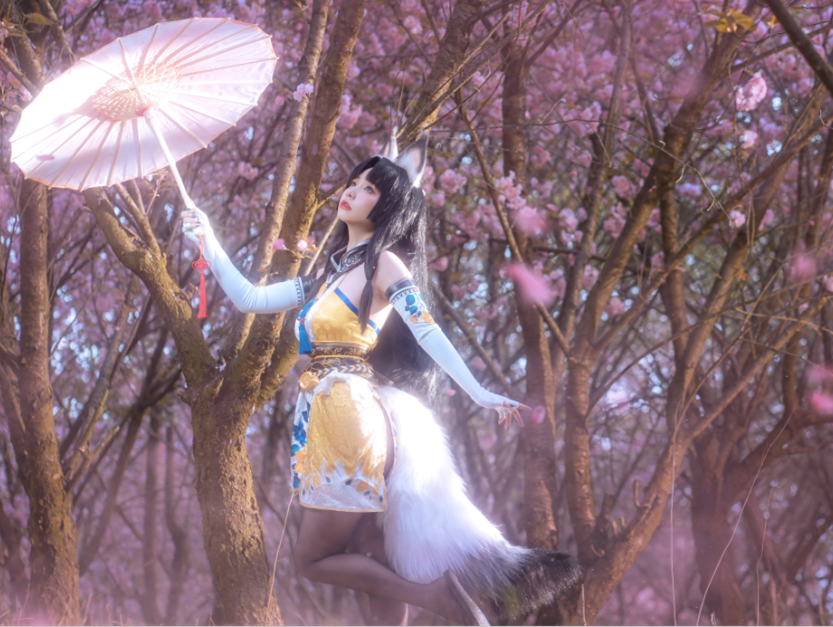 【自打包】超人气coser-喵小吉-永劫无间 胡桃，有水印版（50P,7PV,840M）