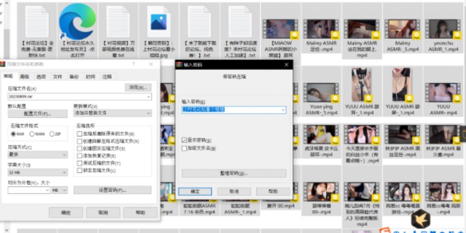 [合集] 【自行打包】ASMR视频福利合集【61V+11.1GB】【百度云】