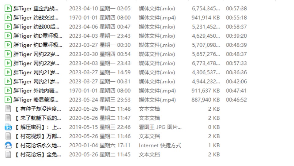 [合集] [视频分类] 【自行打包】【合集】【大神】胖tiger约各种美女！！【11V44.5GB】百度云