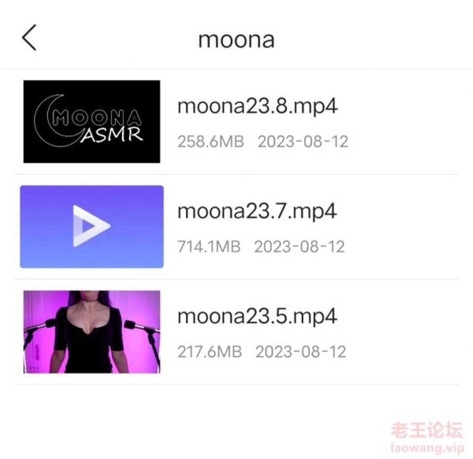 [ASMR] [转载搬运] moona asmr 付费视频 [3v+1.16G][百度盘]