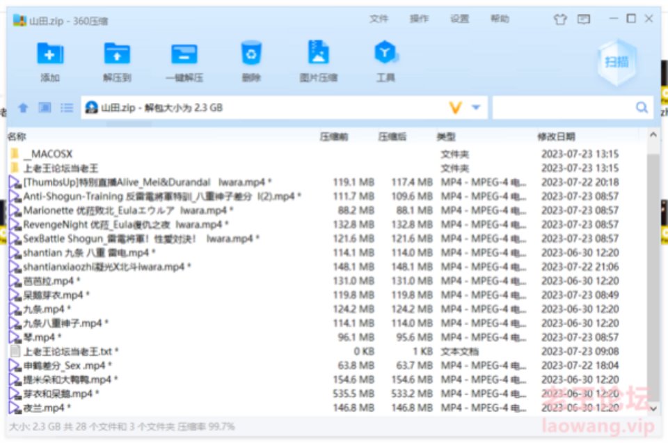 [其他] [自行打包] 山田大佬视频分享 [18v+3G][百度盘]
