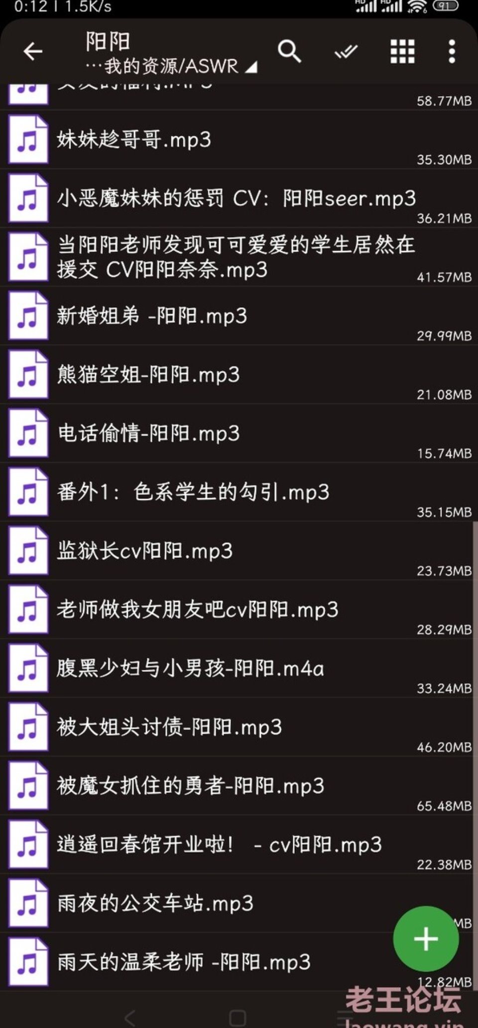 [ASMR] [转载搬运] cv阳阳还有些其他 [34+1G][百度盘]-资源巴士