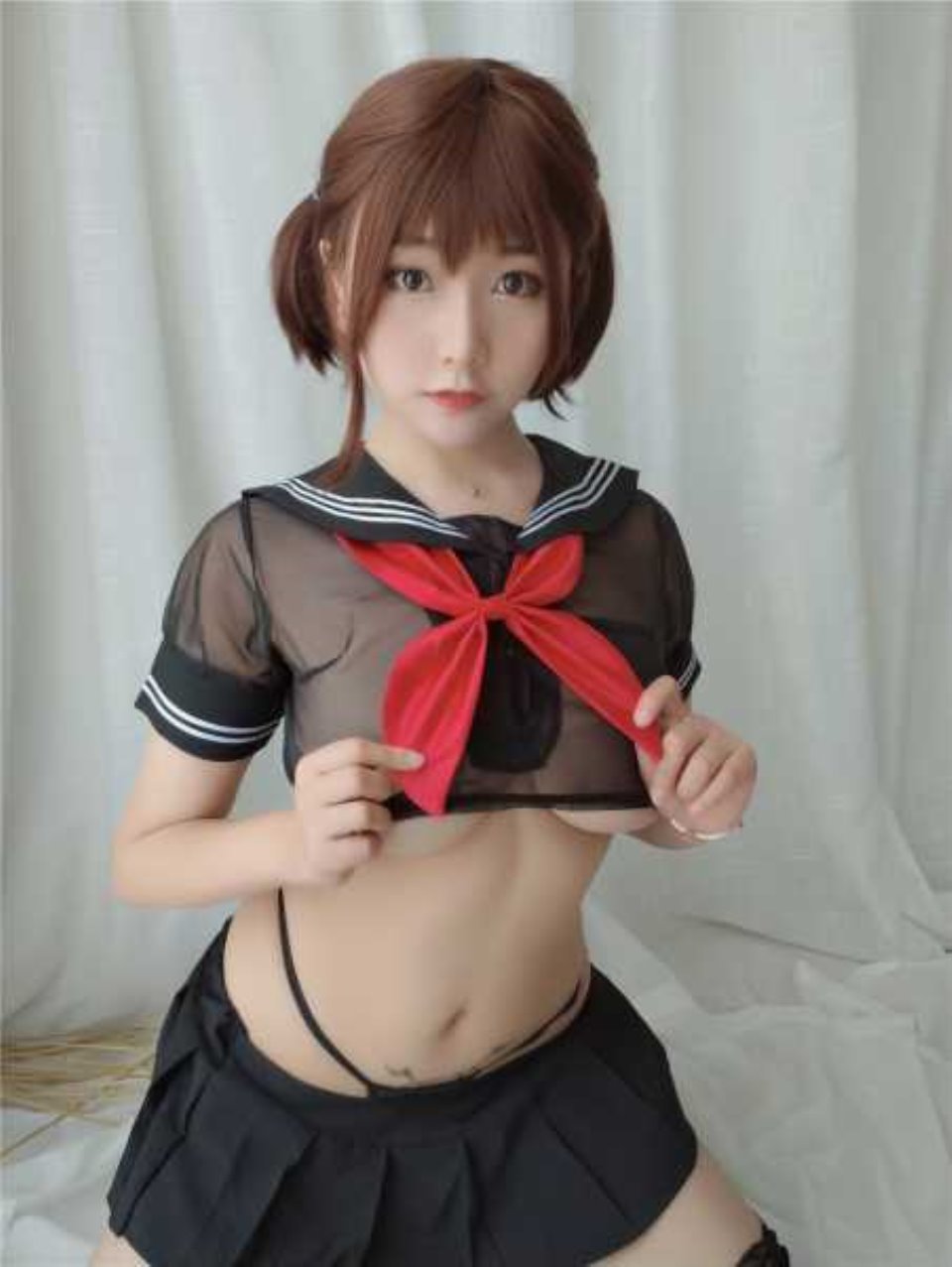 [御姐] [全部套图] 三刀刀miido  水手服三套 [33P-91M][百度云]