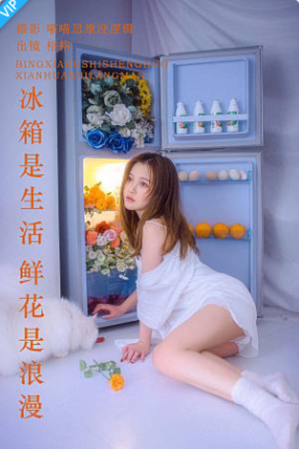 [YITUYU艺图语]2023.09.21 冰箱是生活 鲜花是浪漫 格格
