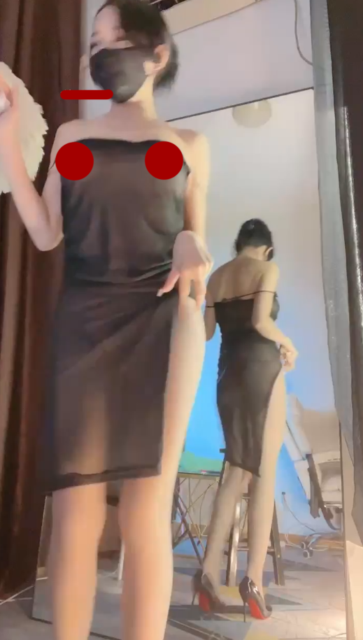 【前任三秒】罕见露全脸女神~情趣装丝袜-1V692M