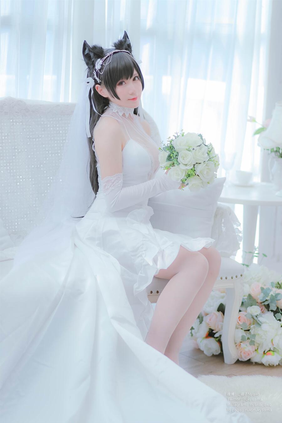 Nyako喵子-爱宕婚纱[62P]
