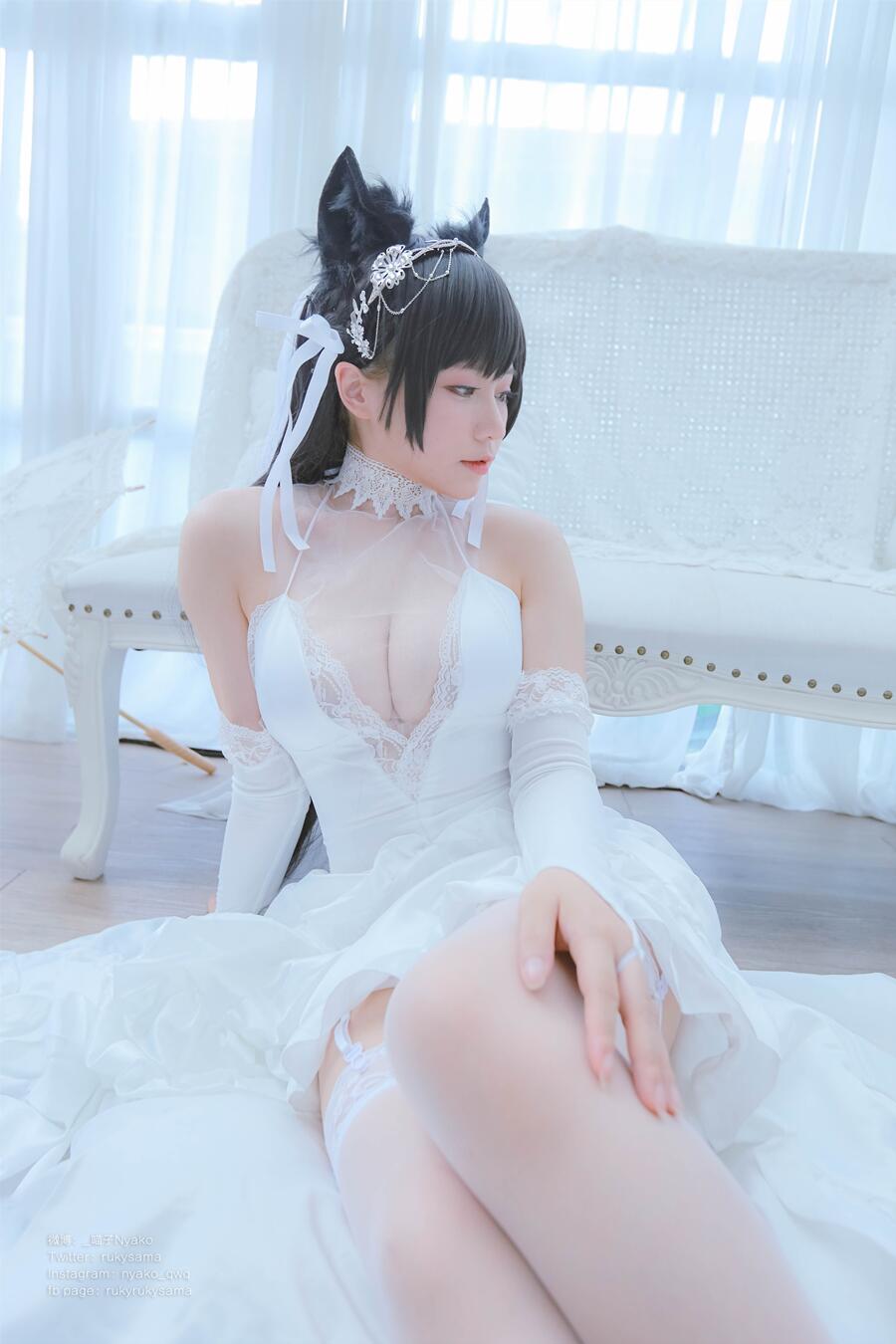 Nyako喵子-爱宕婚纱[62P]