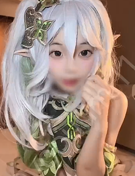 【优米】cos纳西妲裸舞自慰