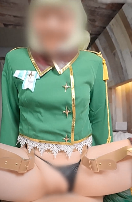 FantiaCOS博主【ぶんコス】2月18日新作 骑乘后入内射 精子流出
