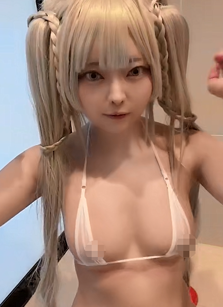 tsunapoe夏目つなりん cos白狼自慰