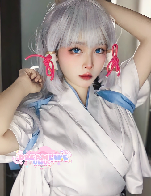 DreamlikeUwU 神里绫华剑道服cosplay