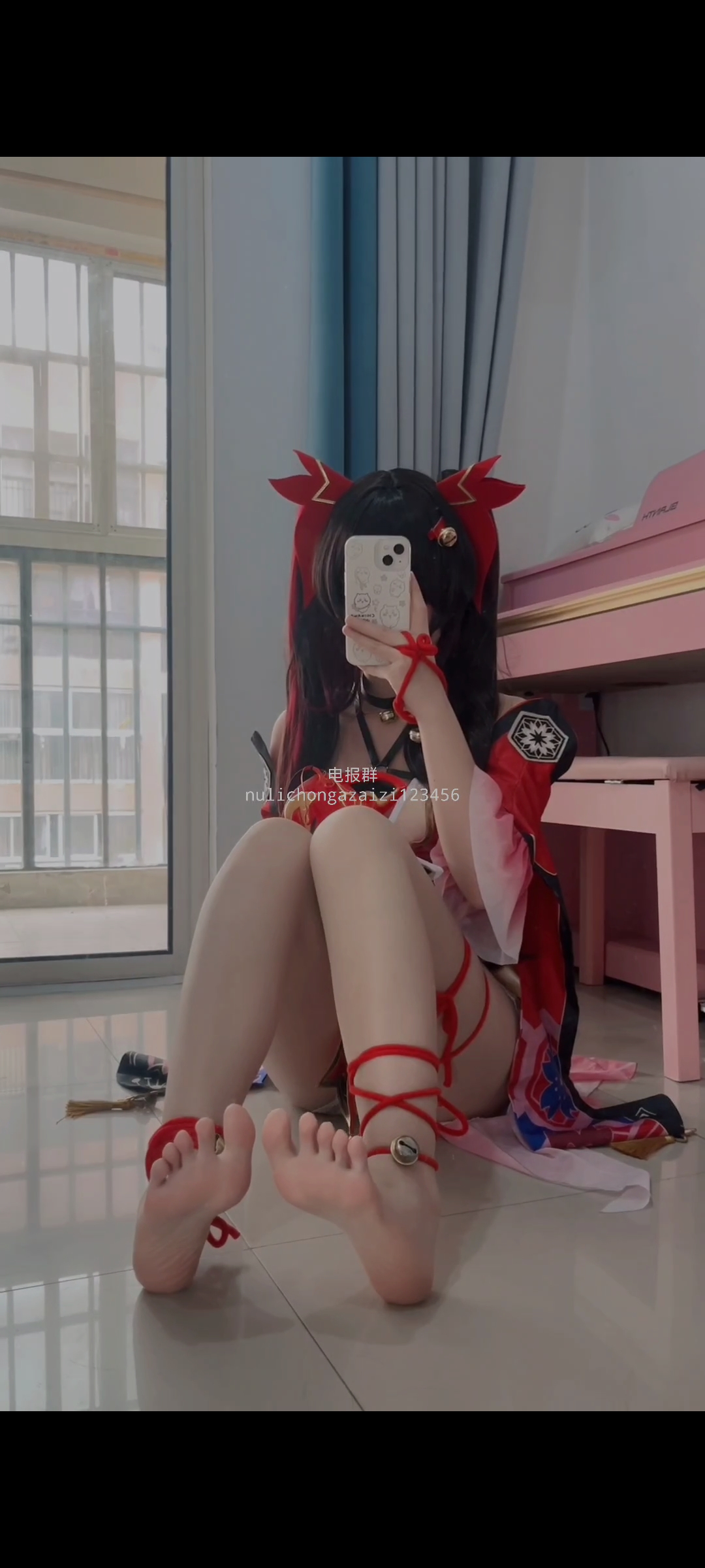 抖音小小苏 cos花火 足控 1v 236m