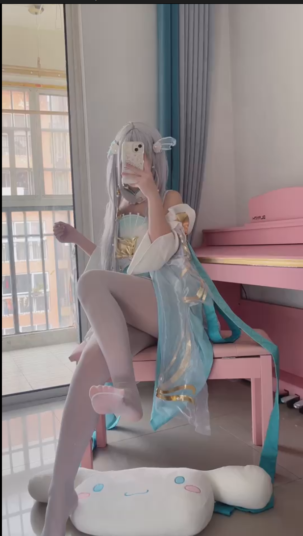 【新-足控】抖音小小苏-王者荣耀 西施 游龙清影【2V】【43.5MB百度云】