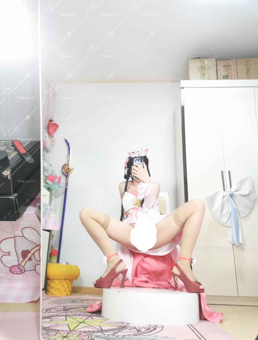 【新】沐沐酱 - 甄姬游园惊梦【39P+2V】【439MB百度云】
