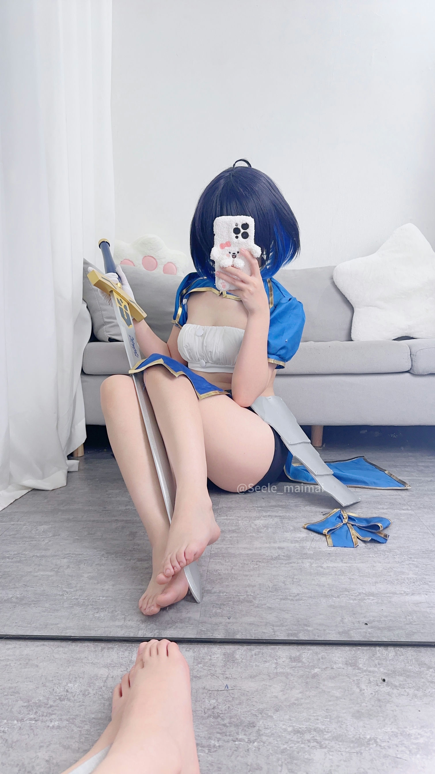 Seele麦麦 - 崩坏学园2 saber希儿 [41P-142MB]