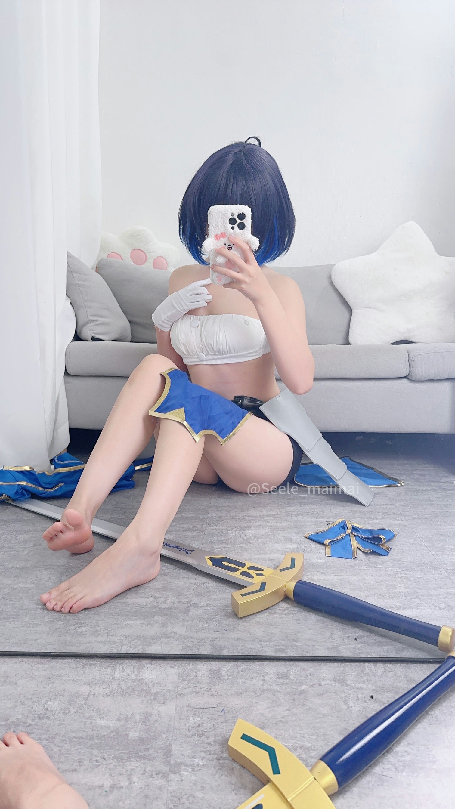 Seele麦麦 - 崩坏学园2 saber希儿 [41P-142MB]