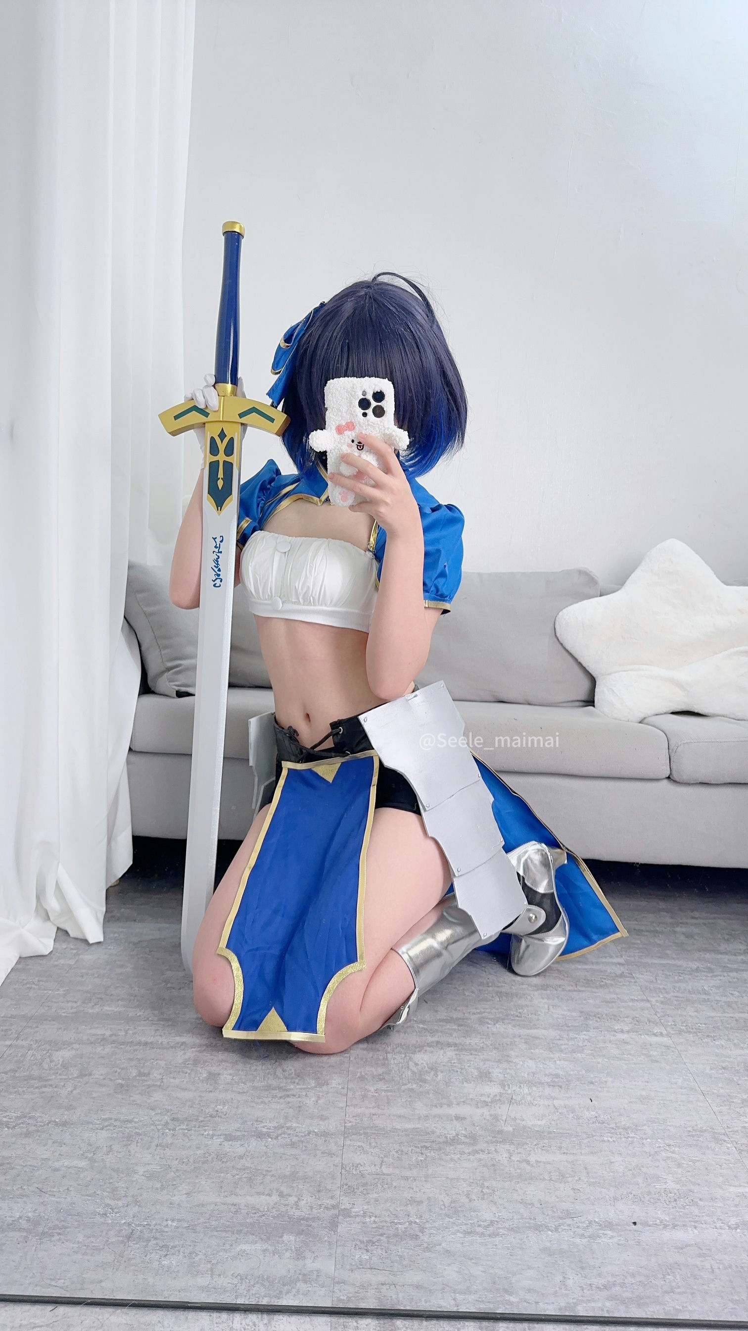 Seele麦麦 - 崩坏学园2 saber希儿 [41P-142MB]