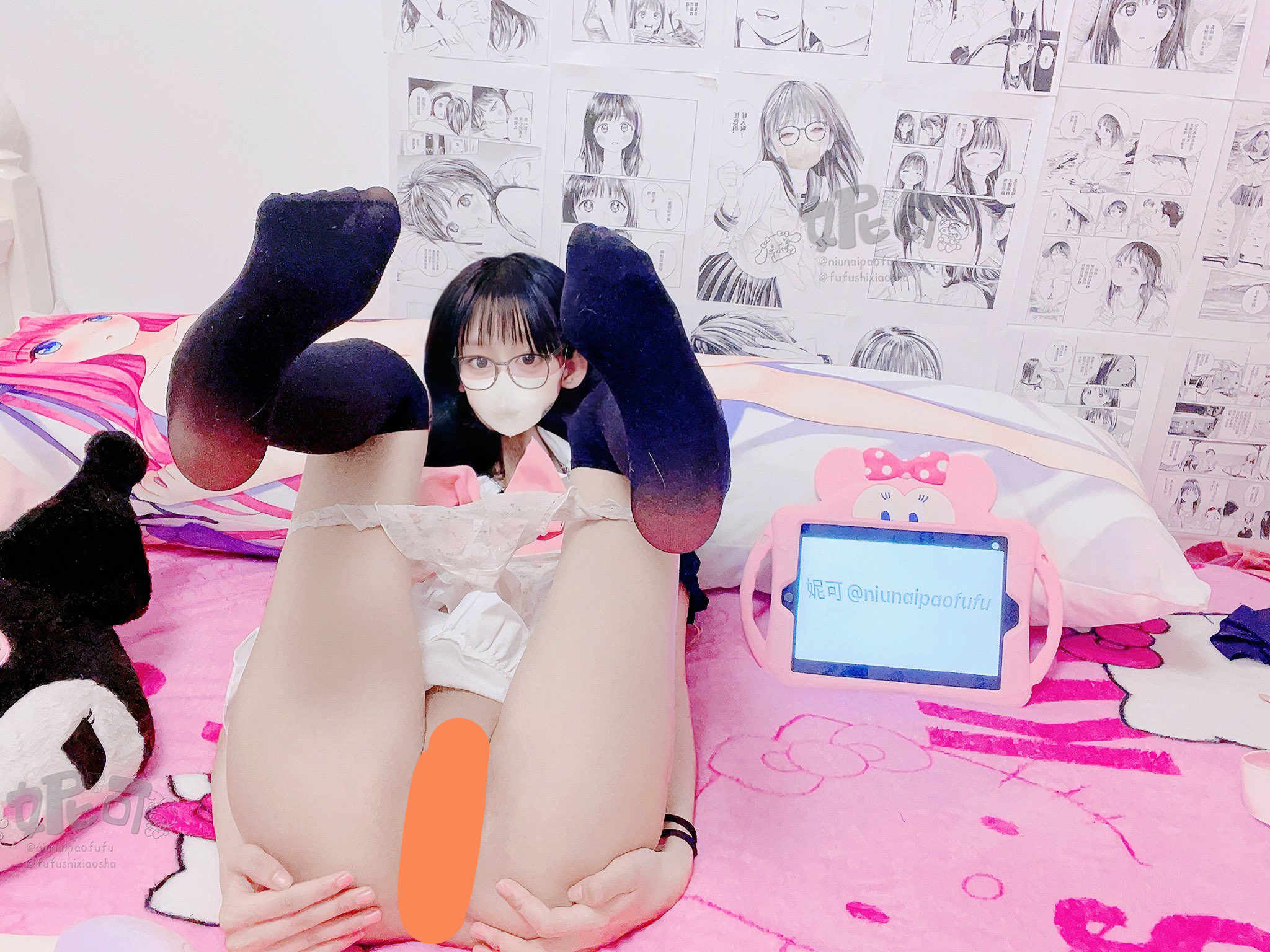 【新】失泽妮可酱 – 新2更 [298门槛] 9分钟 双马尾白虎萝莉 订阅福利【40P+2V】【666MB百度云】