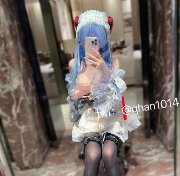 小涵酱 – [门槛更新] 11分钟 Cos[兔子朱迪+短白JK制服]