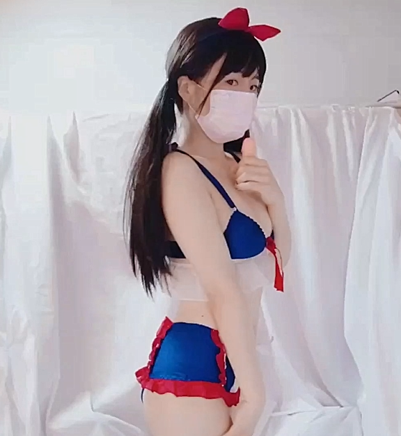 苏别喵 (小苏喵) – 情趣白丝道具自慰喷水