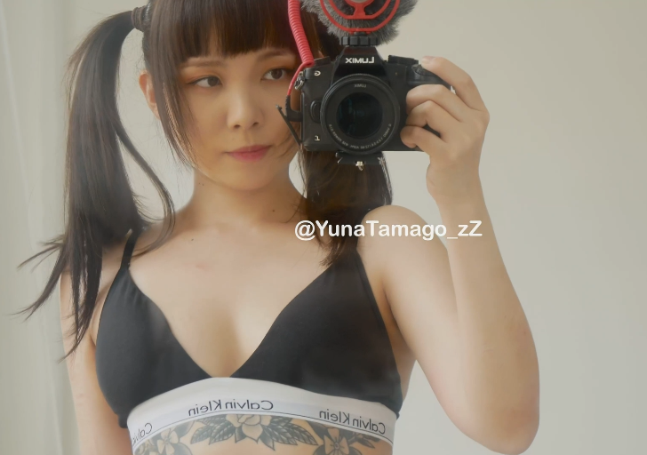 超人气樱花妹-YunaTamago-5.28新 双马尾对镜（1V,874M）