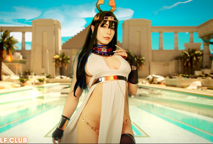 欧美极品cos女神-红狼莫莉（mollyredwolf）-新  埃及猫（1V,1.52G）