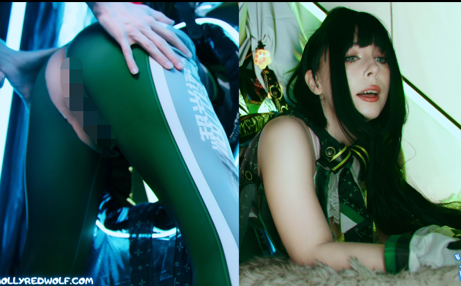 欧美极品cos女神-红狼莫莉（mollyredwolf）-新 eve（1V,1.73G）