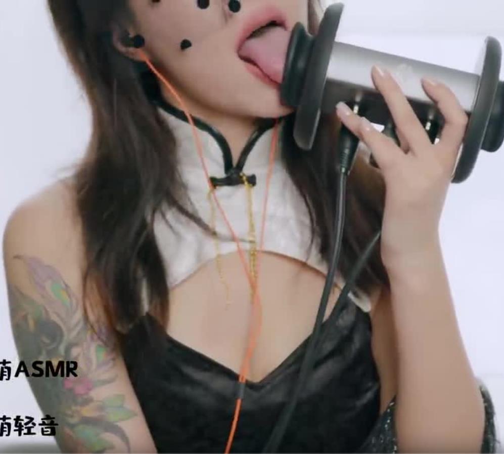 中文ASMR 小萌 喘息 口腔音 舔耳 弹舌音 as-mr