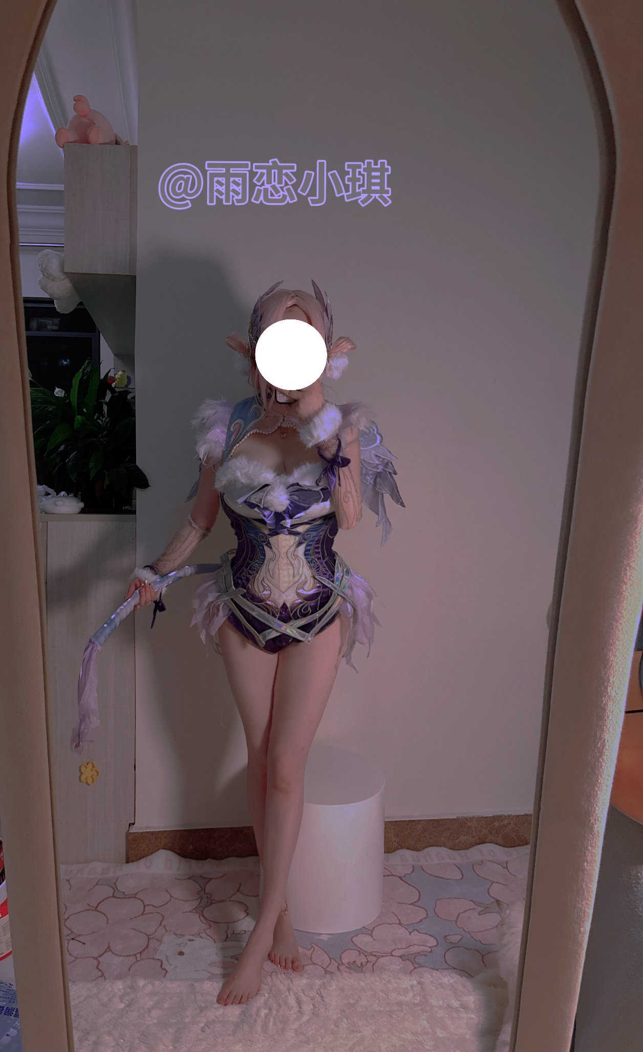 【新】软喵小琪@mgxiaoqi52 - [888定制] 微胖白虎自扣【43P+36V】【1.26G百度云】