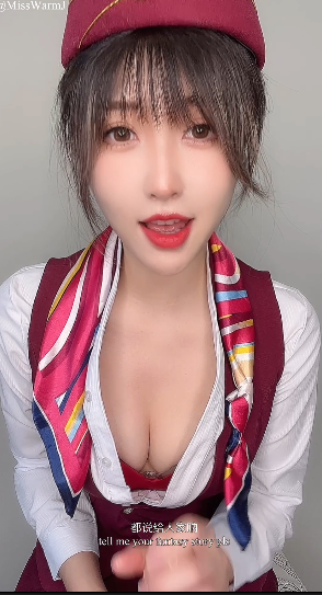 人气asmr小姐姐-MisswarmJ-新 空姐asmr（1V,1.39G）