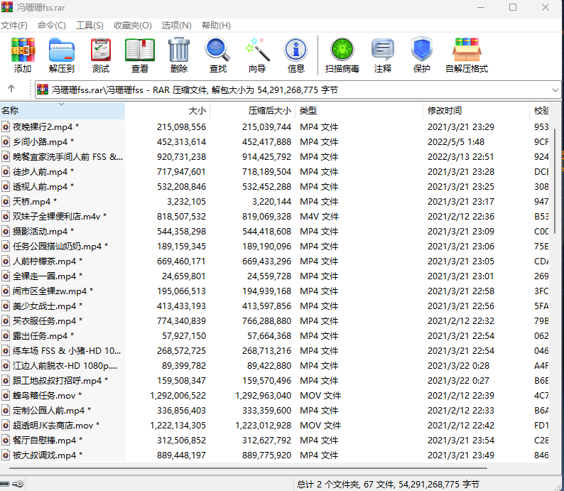 【合集】极品骚鸡露出福利姬FSS超大合集 50G