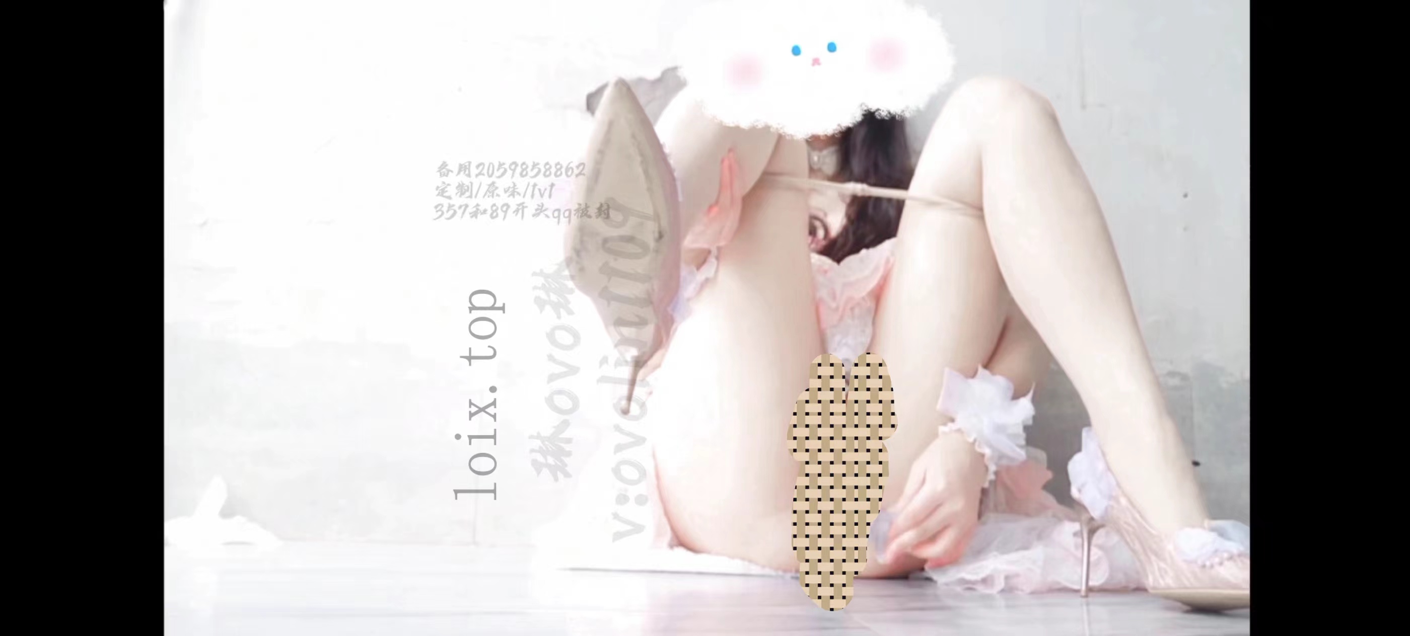 cuteli(小琳）蝴蝶结裙骚话紫薇足交1V（900MB）