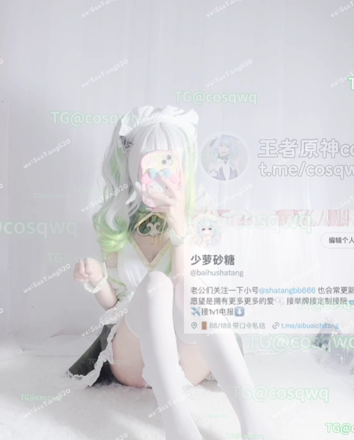 福利姬-小池理奈（奈酱，砂糖）-新 女仆小草神（1V,1.01G）