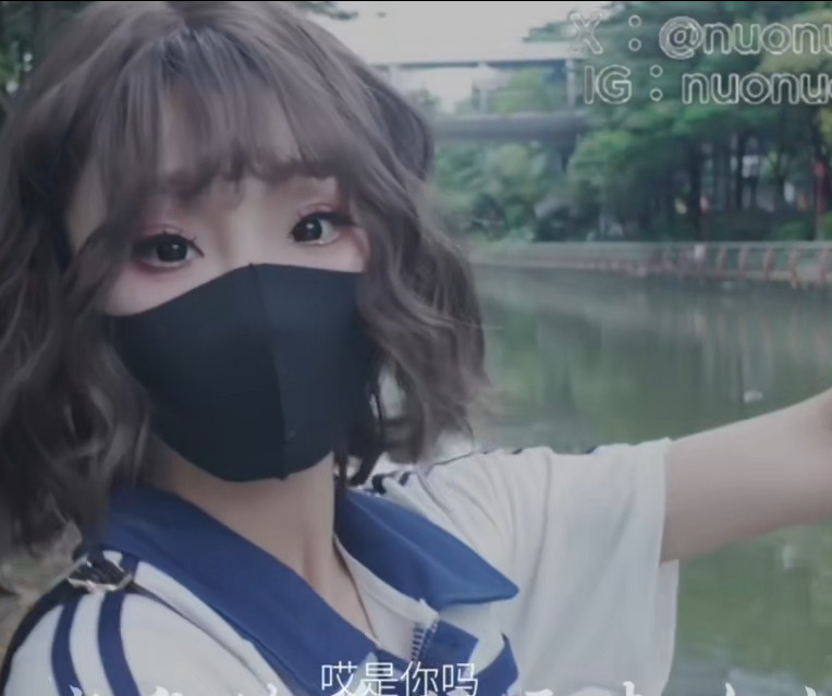 新晋嫩妹-诺诺-8.27新 与许久不见的哥哥看爱情片（1V,492M）