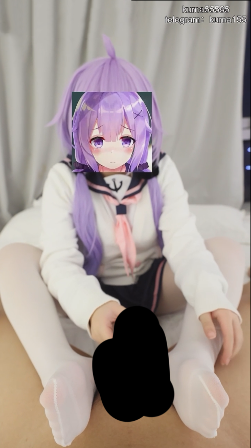 【新-足控】胖哒kuma-碧蓝航线独角兽cos，白丝雪糕给指挥官足交【1V】【106MB百度云】