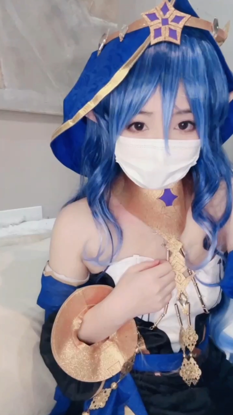 小晗喵（晗wink）- cos原神莱依拉自慰 5分钟 【1v-85M】