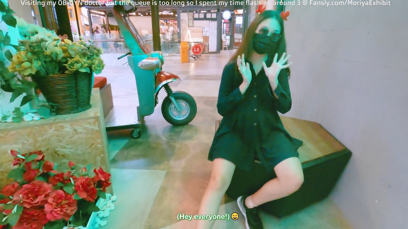 2664 网红健身博主【MoriyaExhibit】怀孕了也要真空露出