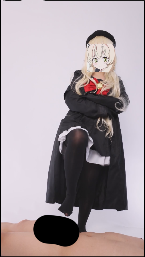 【新-足控】胖哒-碧蓝档案教授cos，白靴黑丝足交【1V】【318MB百度云】