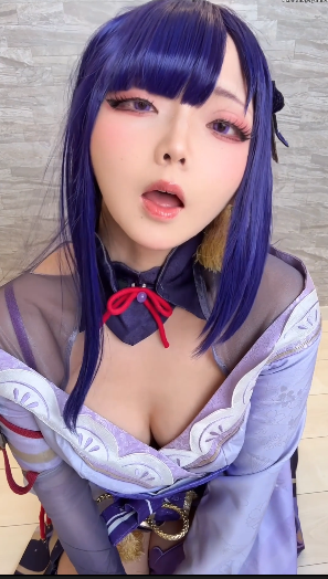 极品cos嫩妹-CHUCHU(Nagomitei)-高价付费新 雷电将军(1V,1.87G)