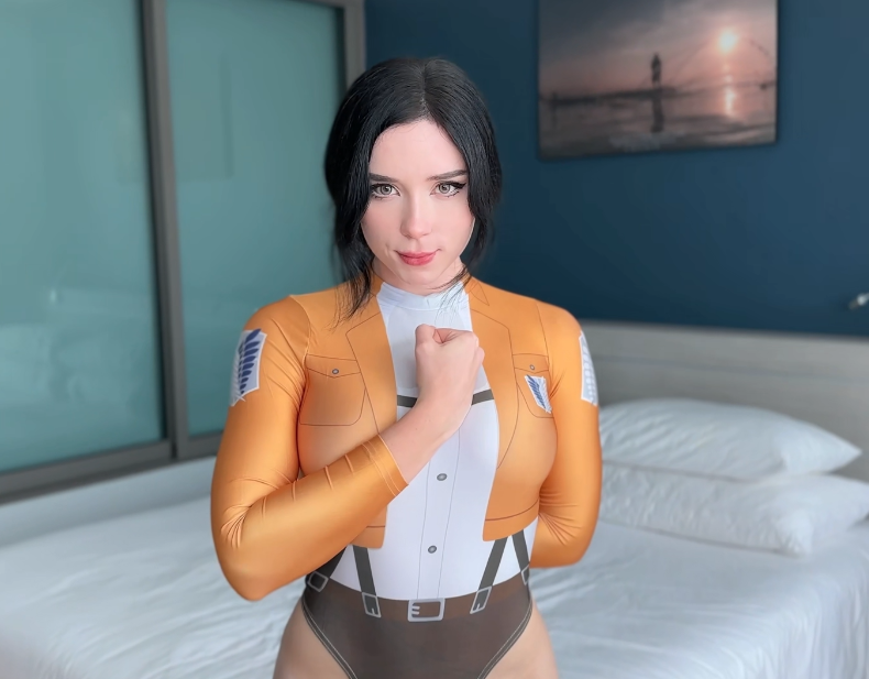 极品cos洋马-SweetieFox-新 进击的巨人 三笠(1V,545M)