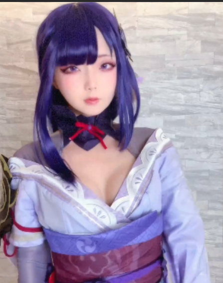 极品cos嫩妹-CHUCHU(Nagomitei)-高价付费新 雷电将军(1V,1.87G)