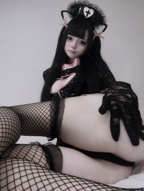 日本地雷系萝莉 柩の夜会 猫耳小护士 【5P 2V 2.43GB】